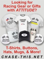 Racing Apparel, T-Shirts, Buttons, Hats, Mugs